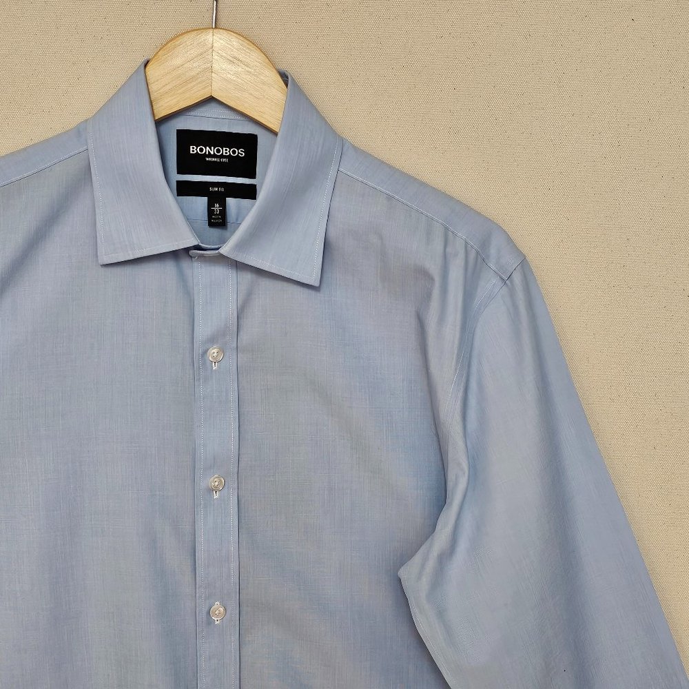 Bonobos Slim Fit Wrinkle Free Button Down 16 33